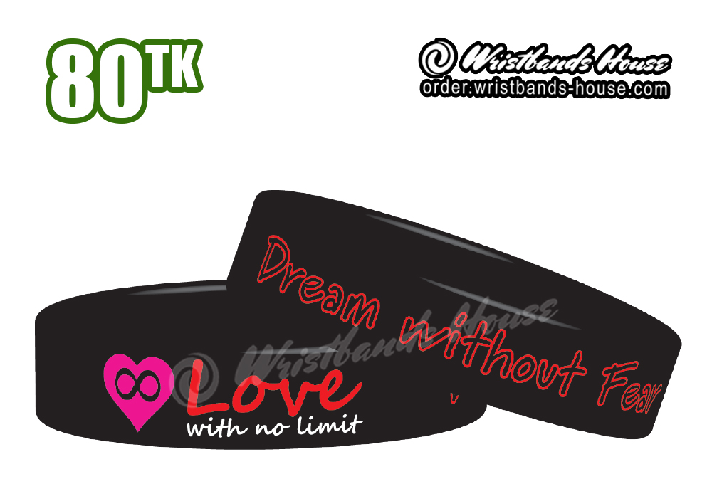 Love with No Limit Black 3/4 Inch